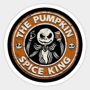 The Pumpkin Spice King Sticker